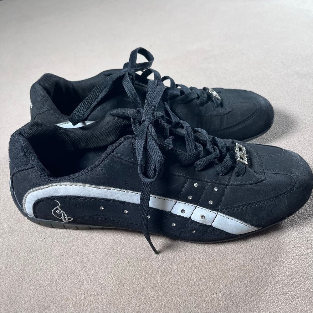 Women's Baby Phat 90s Y2K Sporty or Casual Sneakers w Rhinestones Size 10